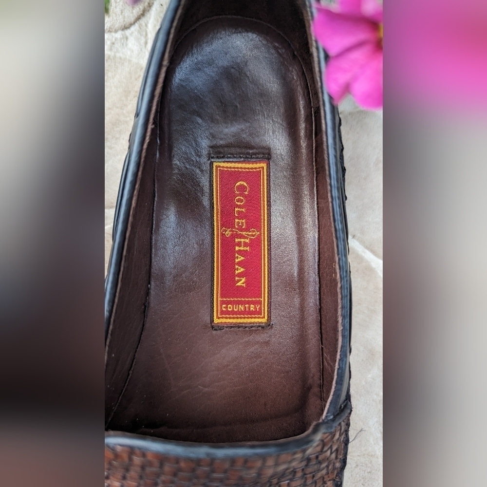 Cole Haan Brown and Black Loafers - Picture 5 of 12